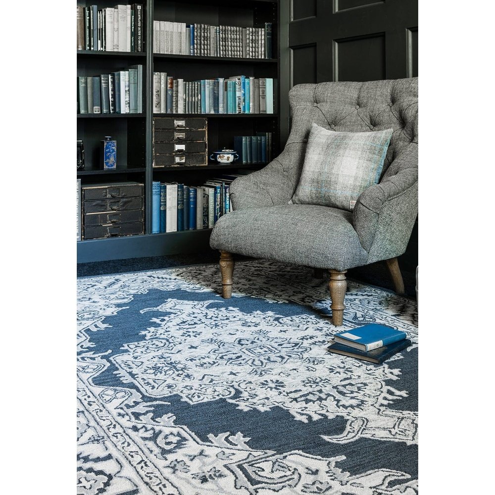 Product photograph of Asiatic Carpets Bronte Fine Loop Hand Tufted Rug Shadow - 200 X 290cm from Olivia's.