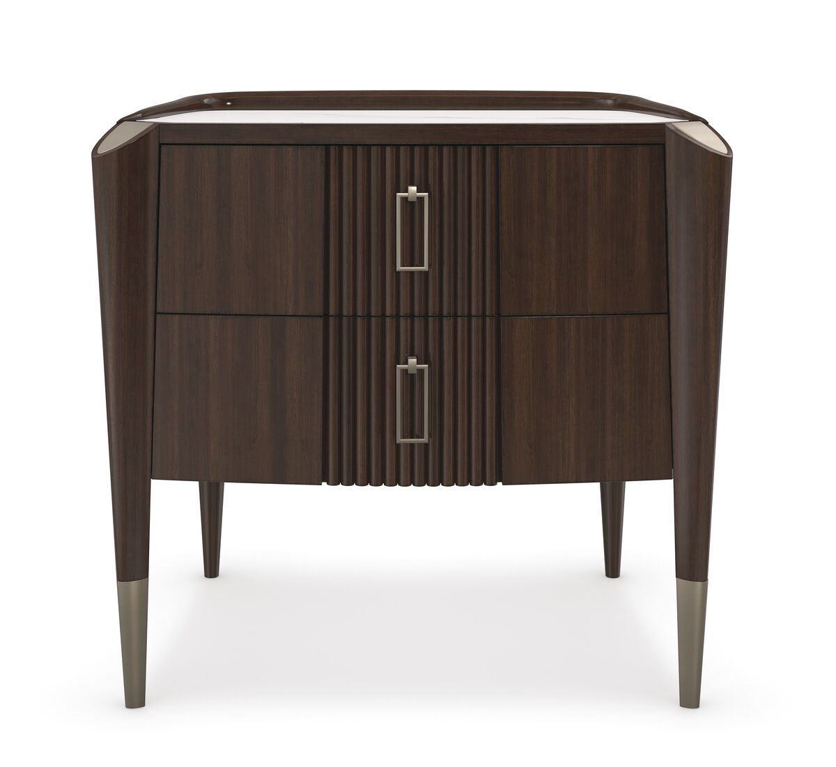 Product photograph of Caracole Oxford Large Bedside Table from Olivia's.