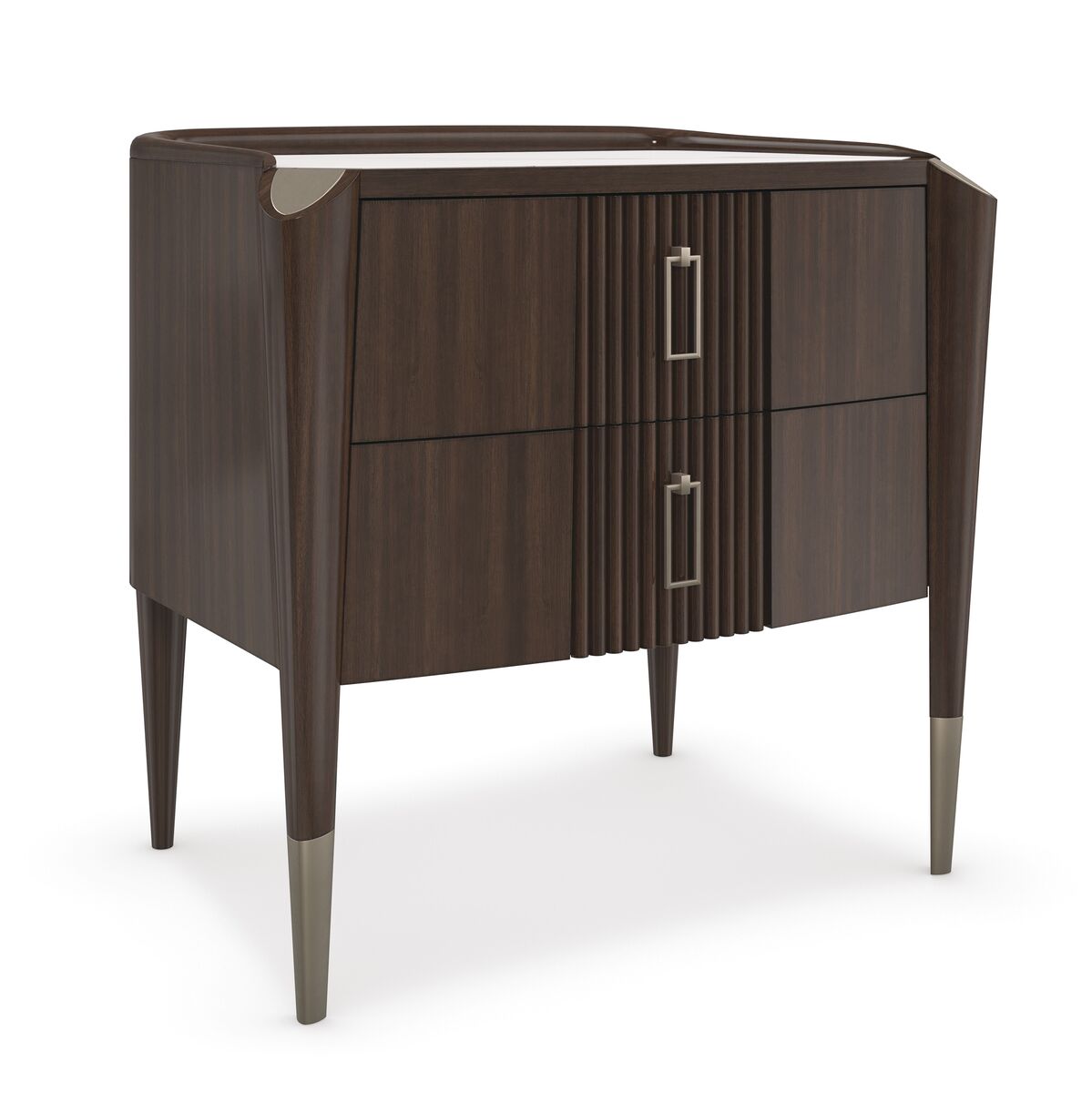 Product photograph of Caracole Oxford Large Bedside Table from Olivia's