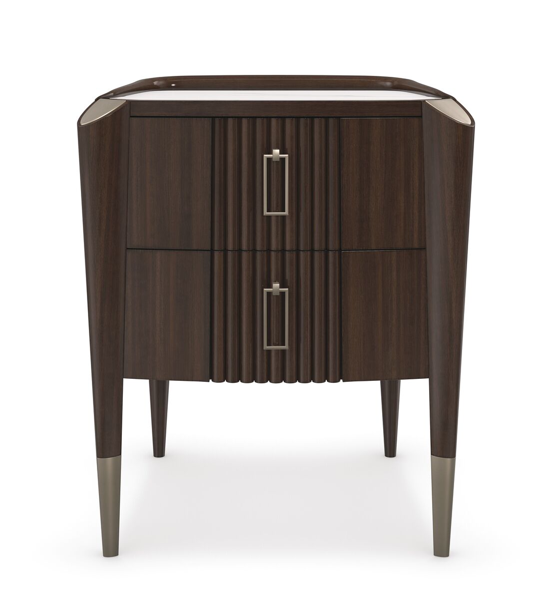 Product photograph of Caracole Oxford Small Bedside Table from Olivia's.