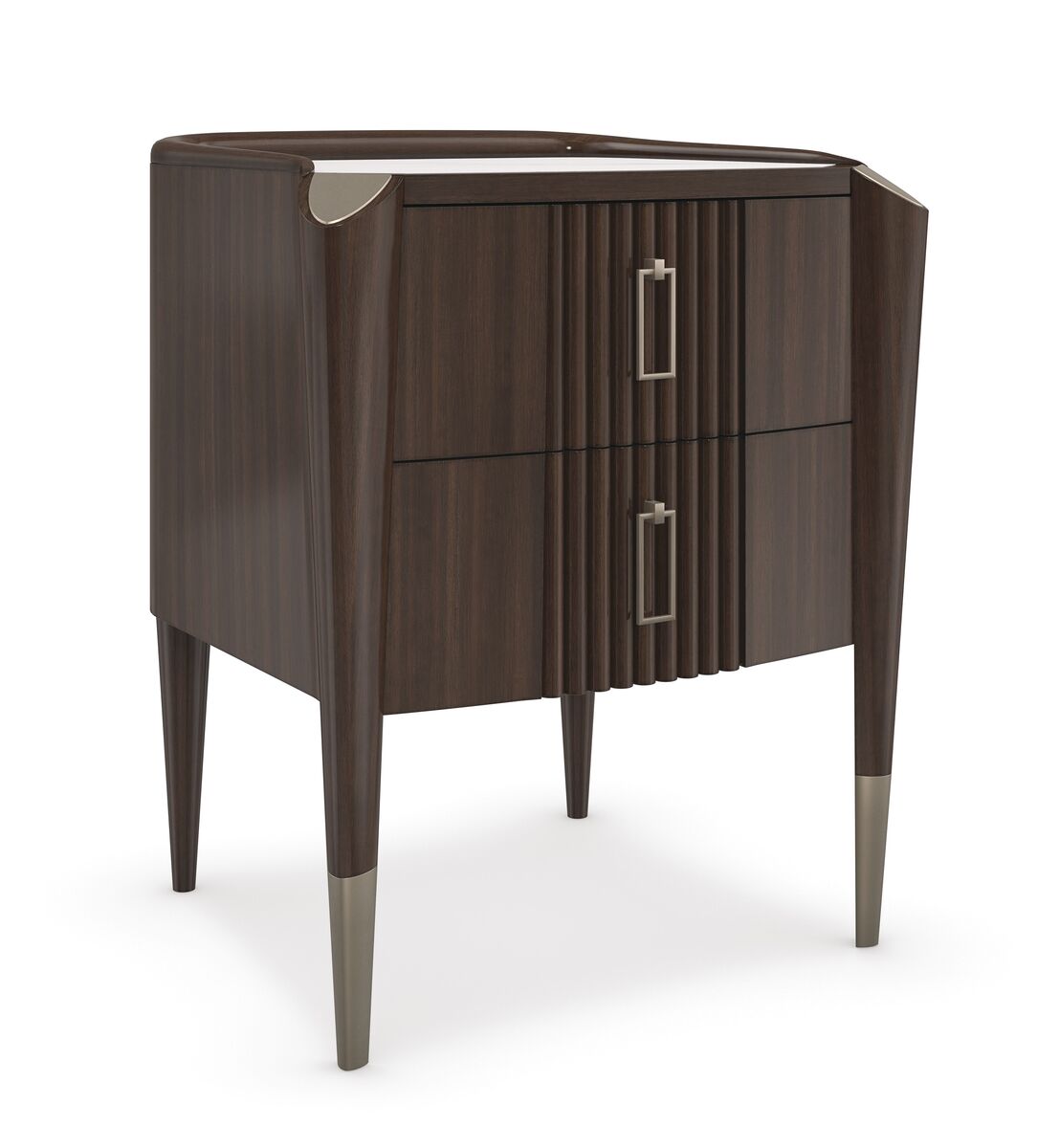 Product photograph of Caracole Oxford Small Bedside Table from Olivia's