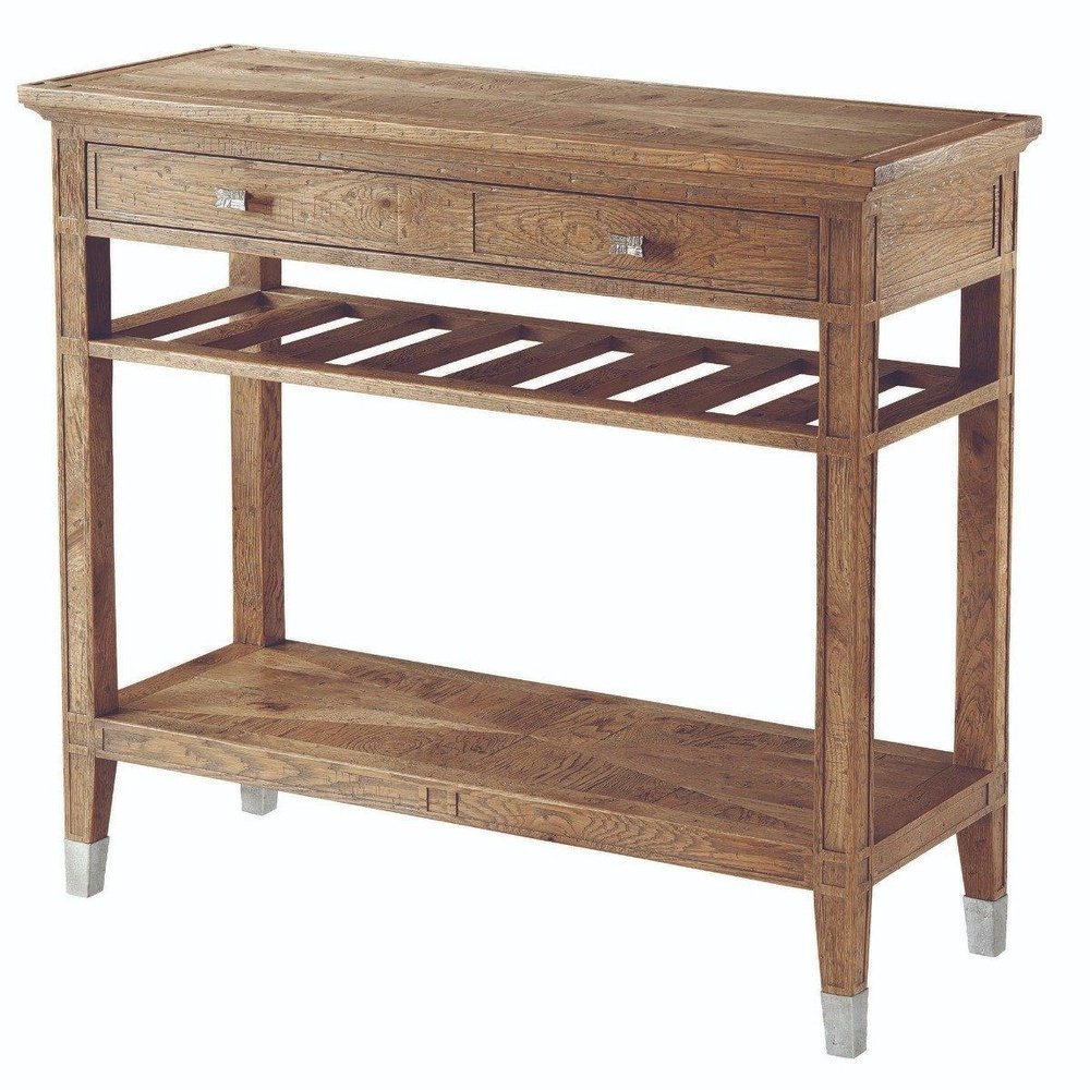 Theodore Alexander Console Table Ardern In Echo Oak