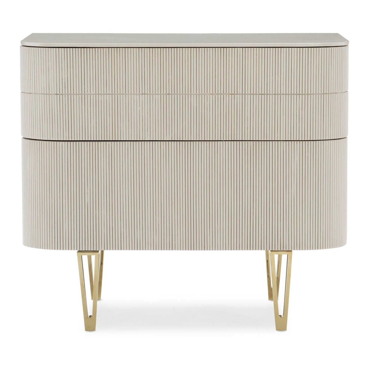 Product photograph of Caracole Classic True Love Bedside Table from Olivia's.