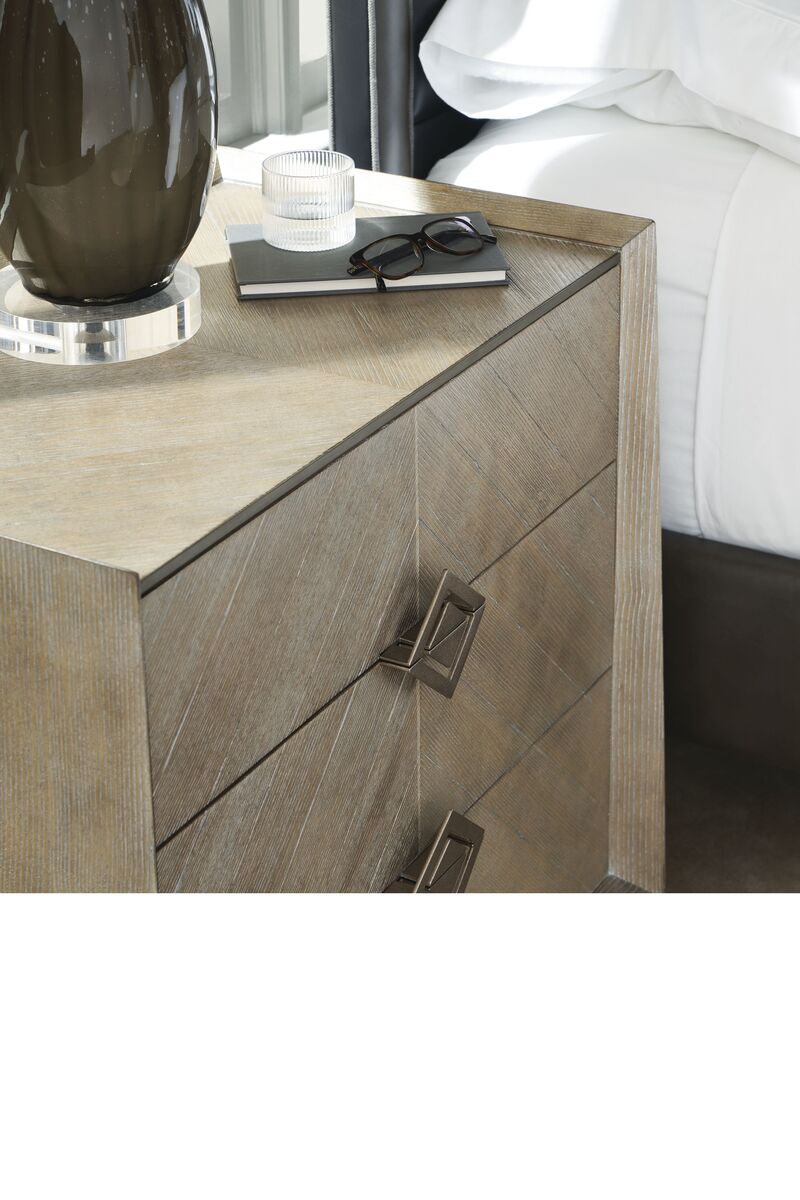 Product photograph of Caracole Classic Criss Crossed Bedside Table from Olivia's.
