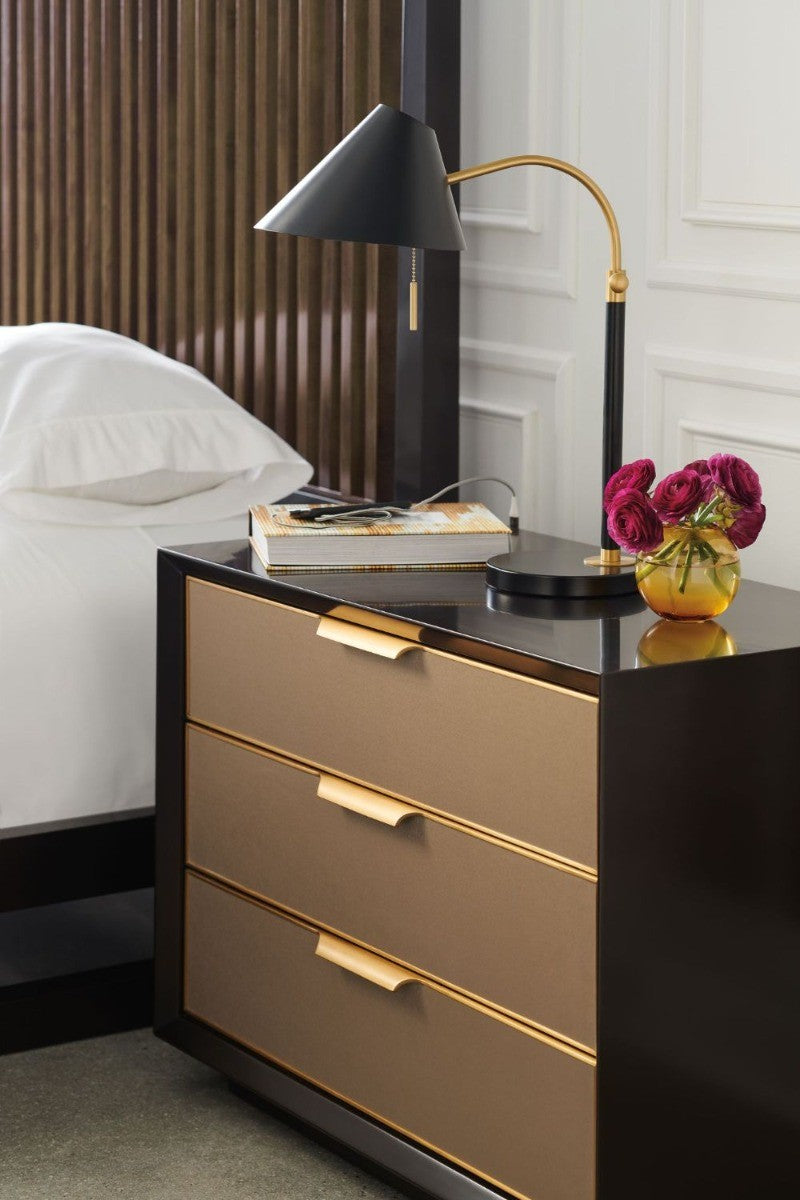 Product photograph of Caracole Classic Triple Wrap Bedside Table from Olivia's.