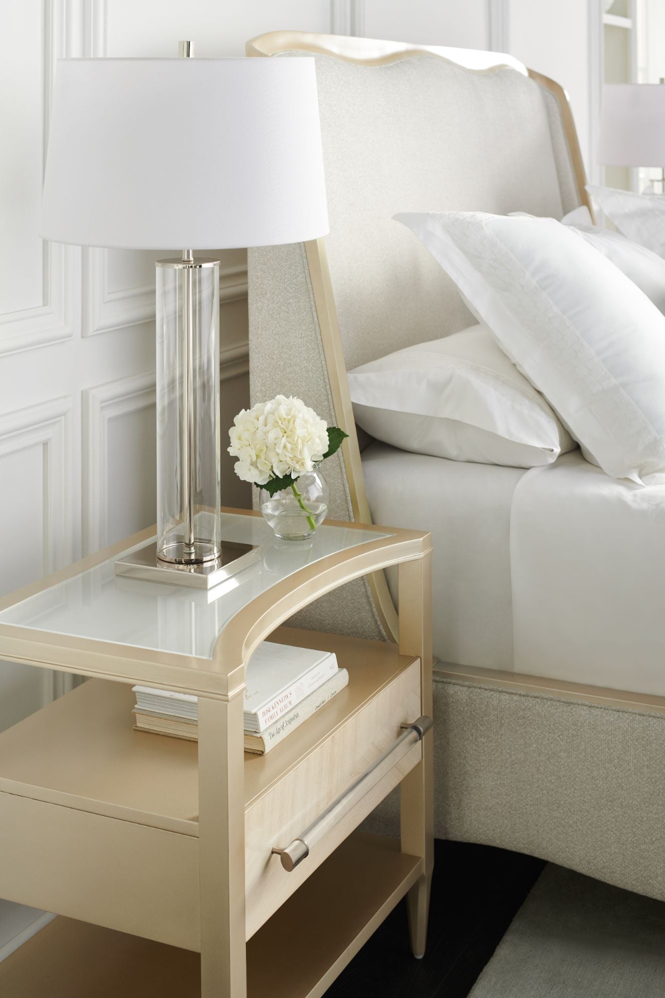 Caracole Classic Clearly Open Bedside Table