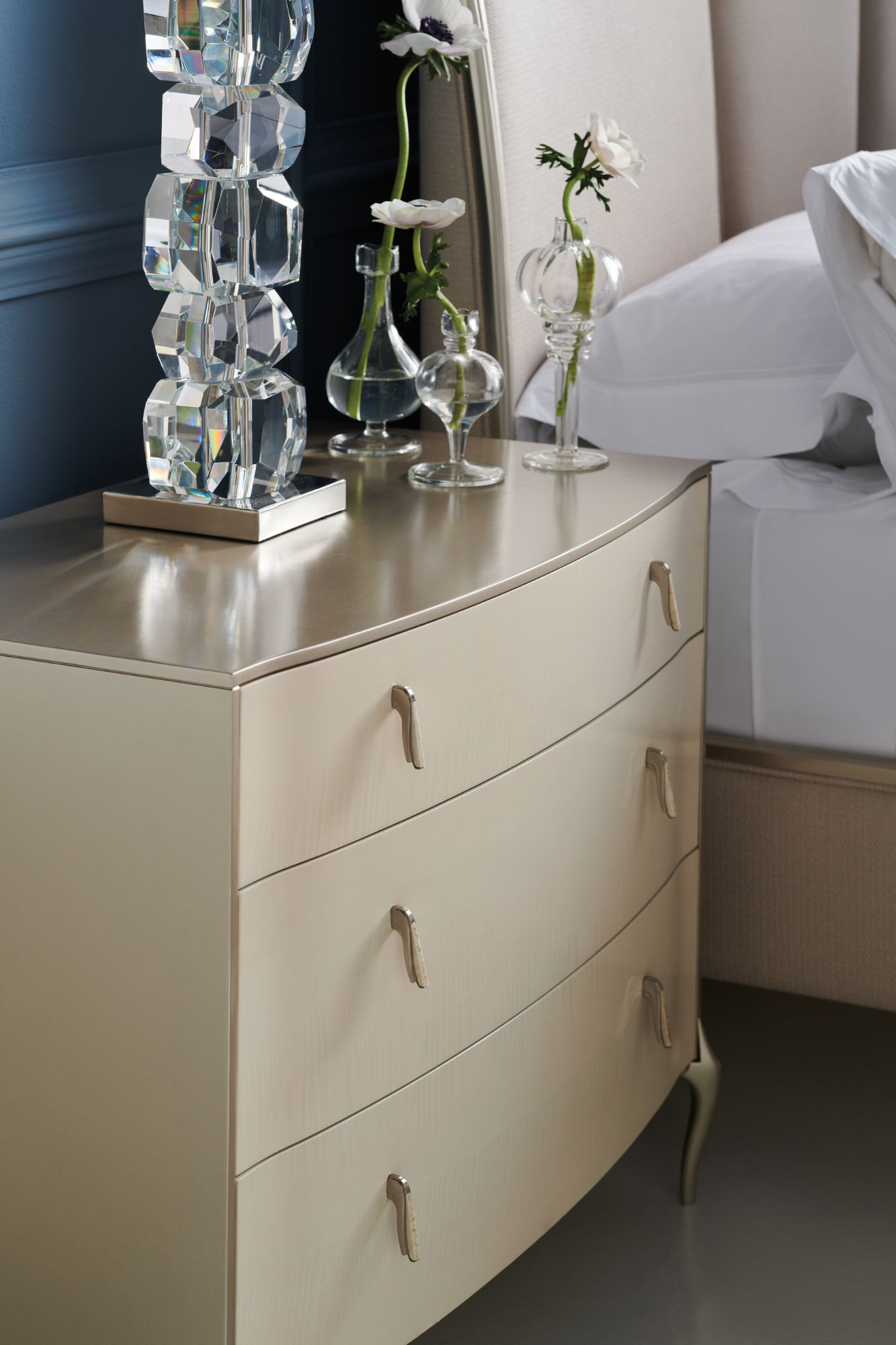 Product photograph of Caracole Classic Good Impression Bedside Table from Olivia's.