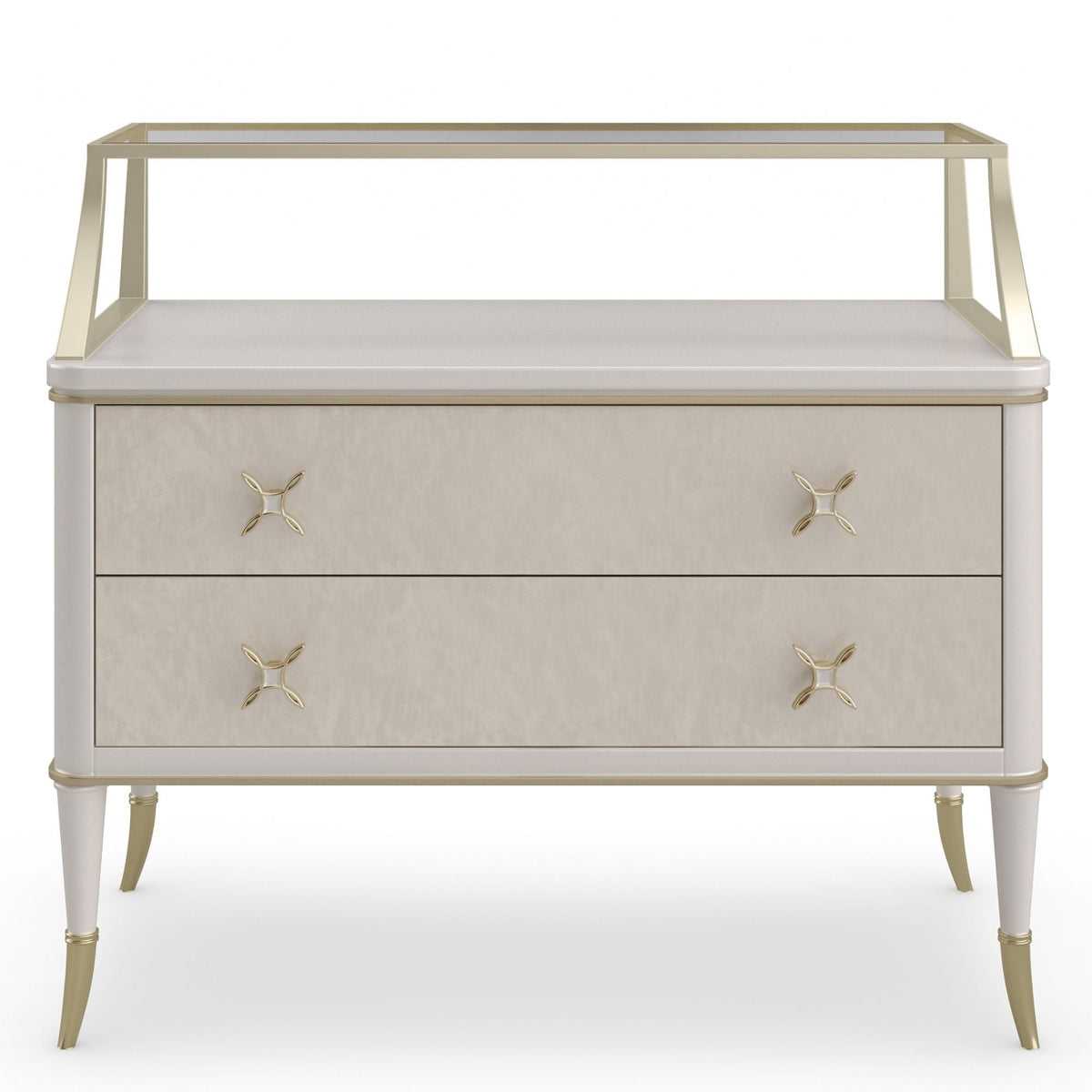 Product photograph of Caracole Classic All Dolled Up Bedside Table from Olivia's.