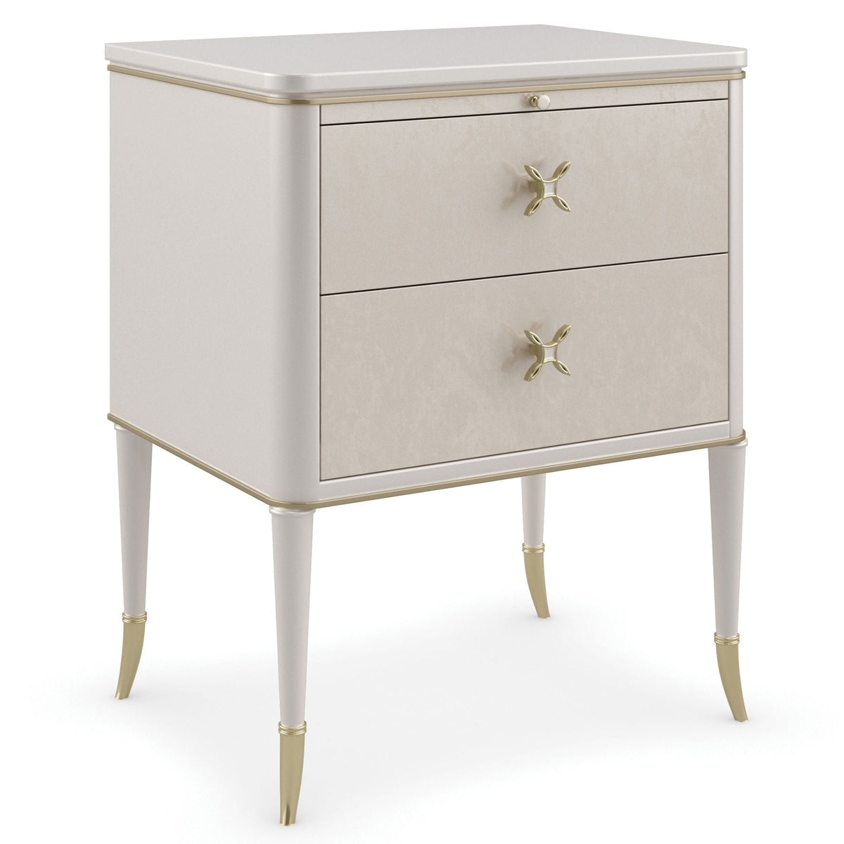 Product photograph of Caracole Classic Finishing Up Bedside Table from Olivia's