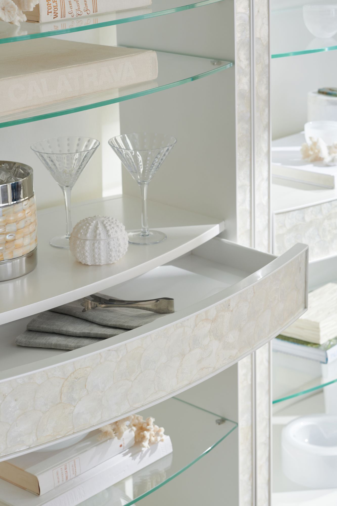Product photograph of Caracole Classic We Shell See Cabinet from Olivia's.
