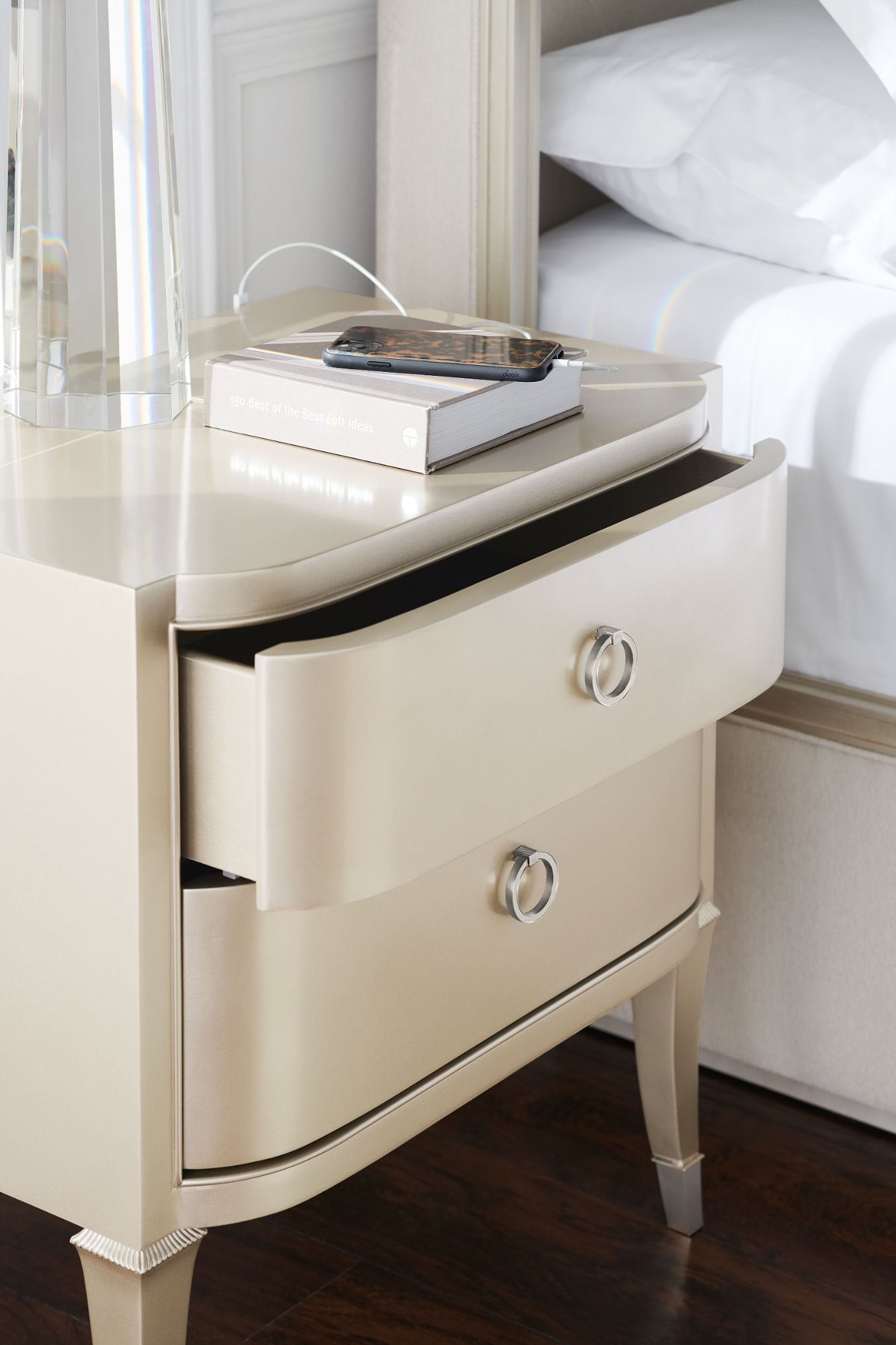 Product photograph of Caracole Classic Significant Other Bedside Table from Olivia's.