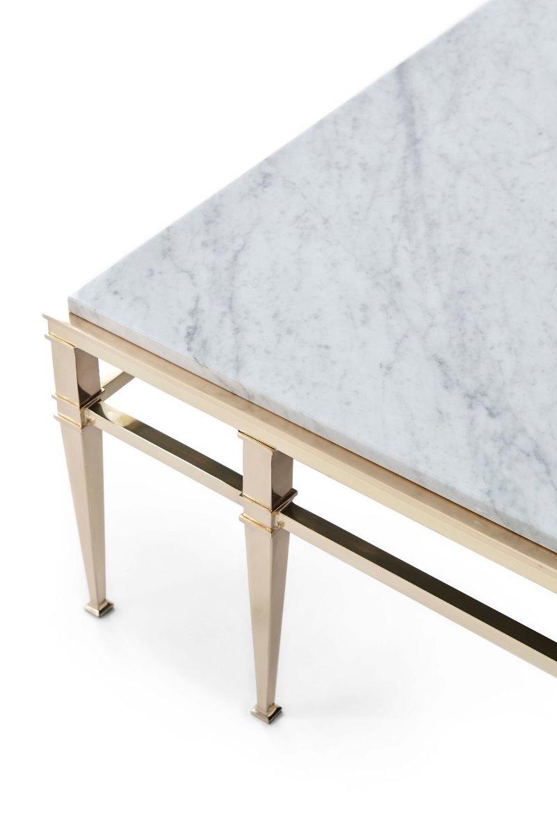 Product photograph of Theodore Alexander Coffee Table Annalyn In Marble from Olivia's.