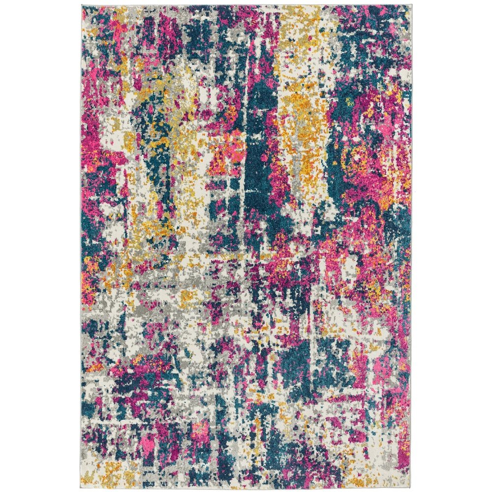 Product photograph of Asiatic Carpets Colt Machine Woven Rug Abstract Multi - 120 X 170cm from Olivia's