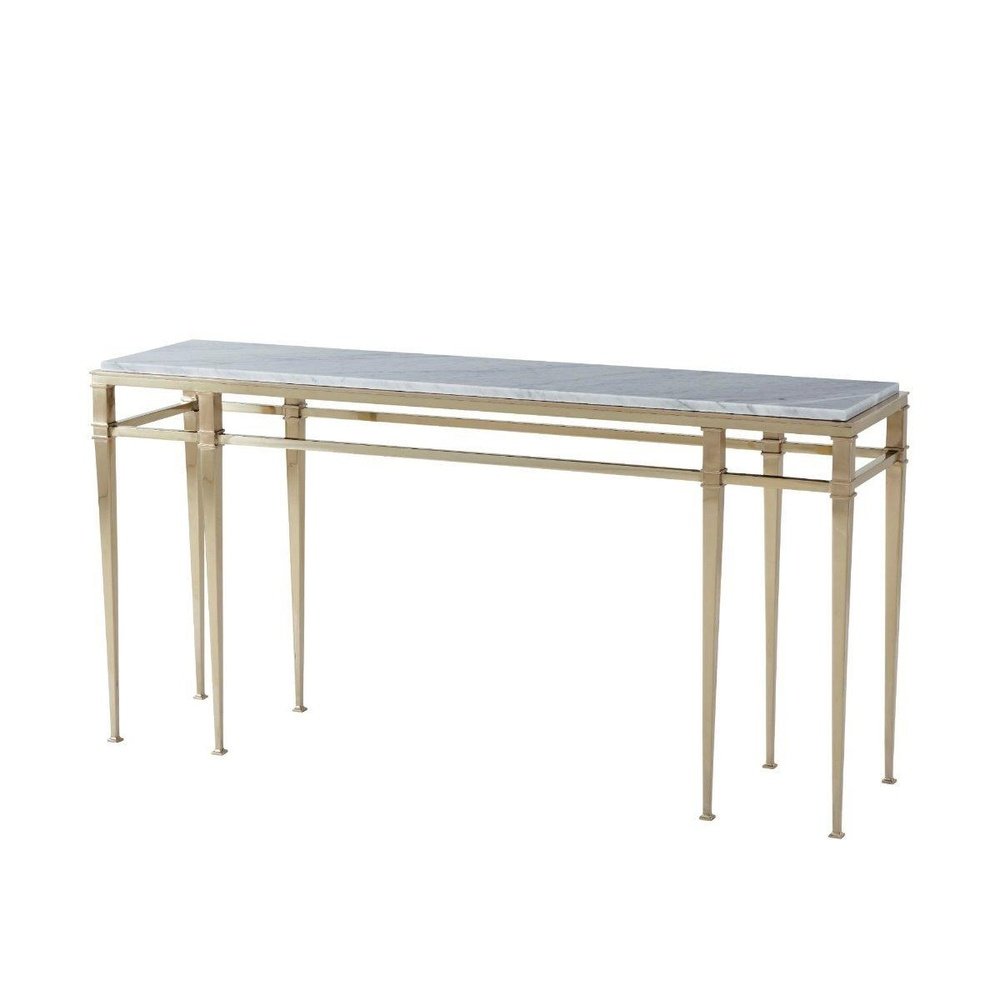 Theodore Alexander Console Table Annalyn In Marble