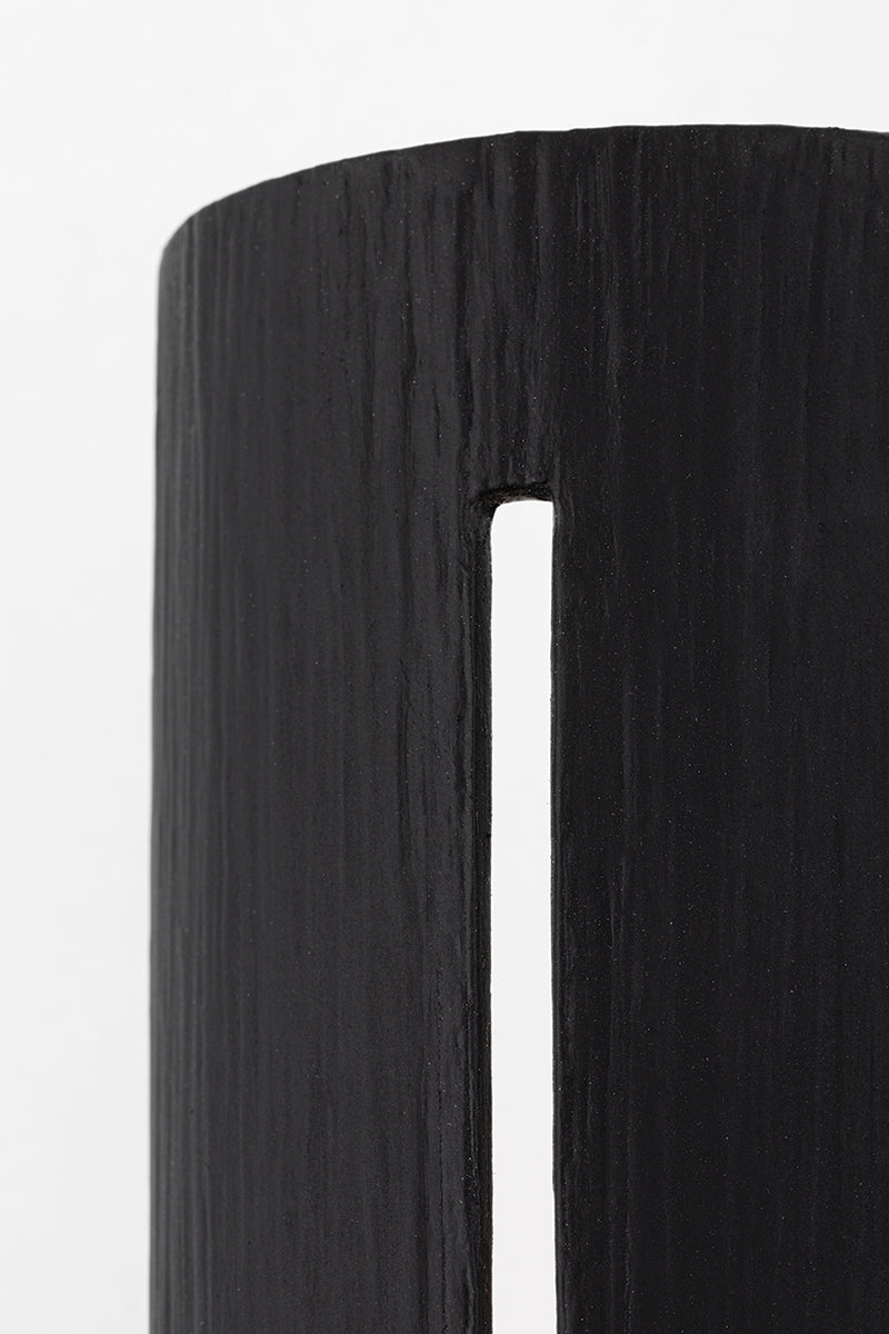 Product photograph of Hudson Valley Lighting Brandon 1 Light A Wall Sconce In Textured Black from Olivia's.