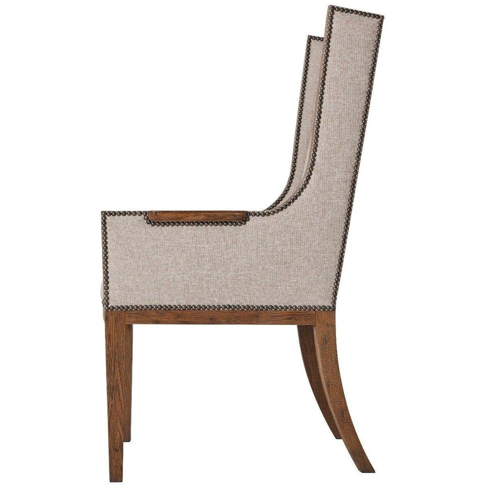 Product photograph of Theodore Alexander Aston Dining Armchair In Vegas Natural from Olivia's.