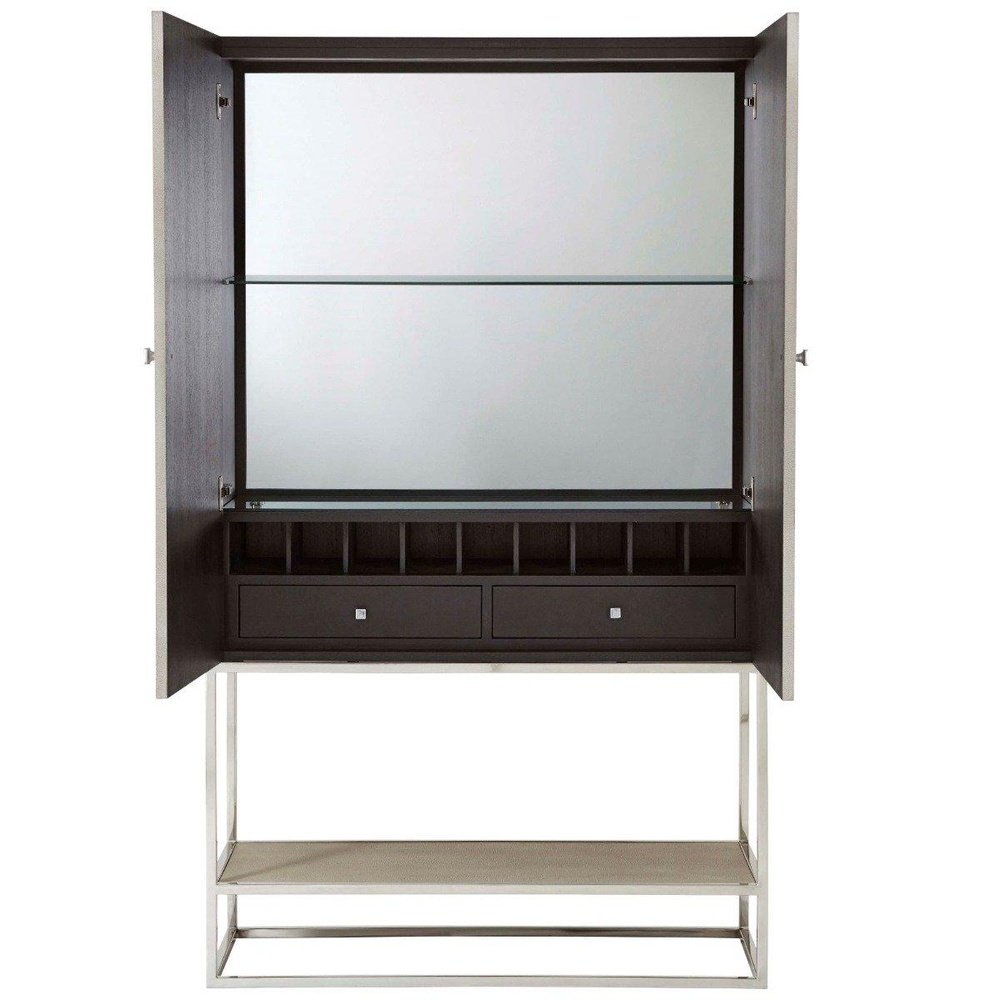 Product photograph of Ta Studio Townsend Bar Cabinet In Overcast from Olivia's.