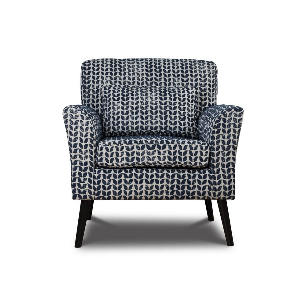 Product photograph of Olivia S Warnborough Club Chair Blue from Olivia's.