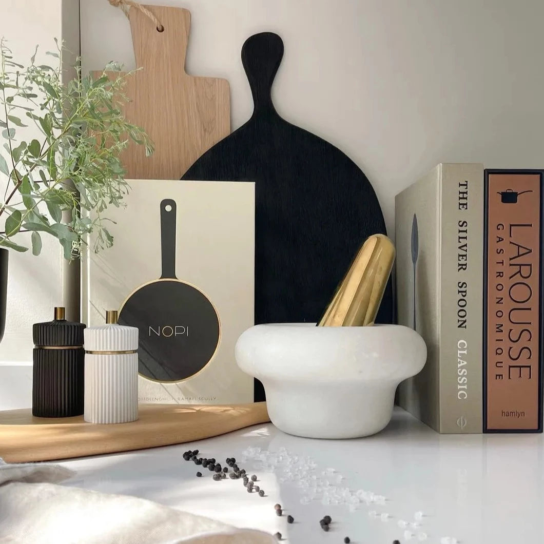 Product photograph of Tom Dixon Stone Pestle And Mortar from Olivia's.