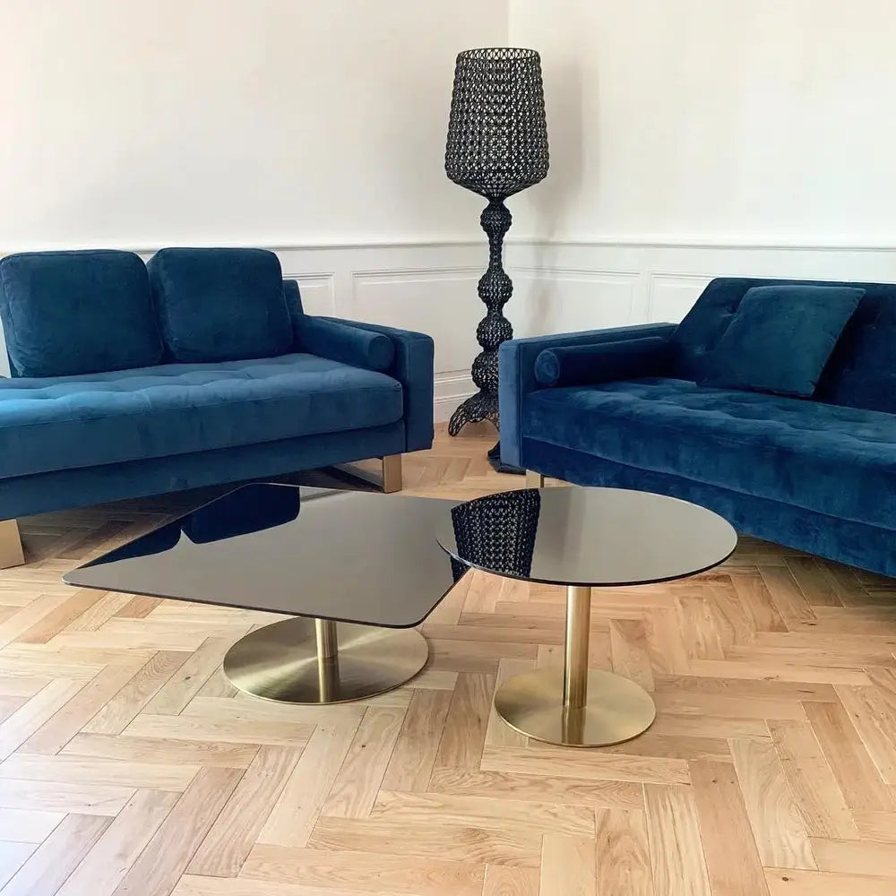Product photograph of Tom Dixon Flash Table Brass Circle Circle from Olivia's.