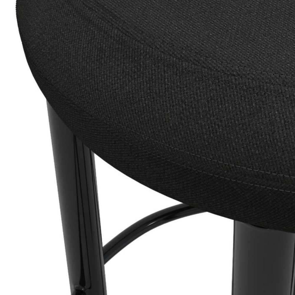 Product photograph of Tom Dixon Fat Bar Stool In Black from Olivia's.