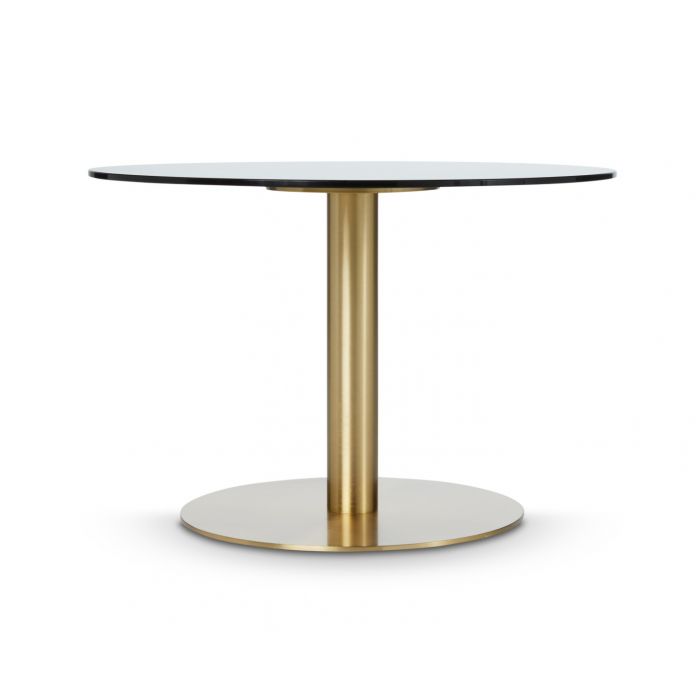 Product photograph of Tom Dixon Flash Table Brass Circle Circle from Olivia's.