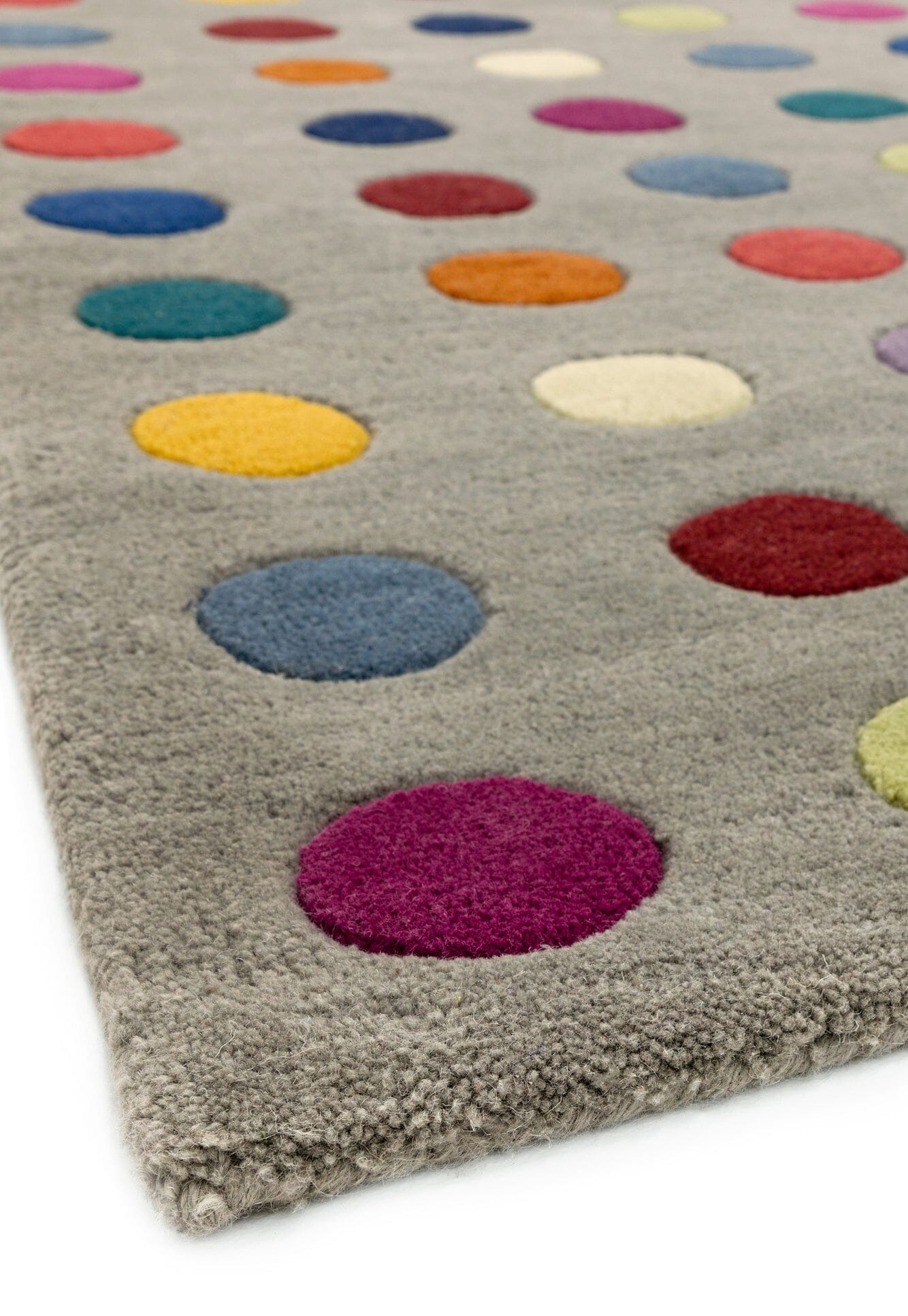 Product photograph of Asiatic Carpets Funk Hand Tufted Runner Spotty - 70 X 200cm from Olivia's.