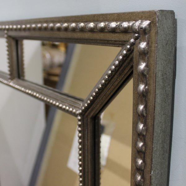 Product photograph of Gallery Interiors Lawson Leaner Mirror In Silver from Olivia's.