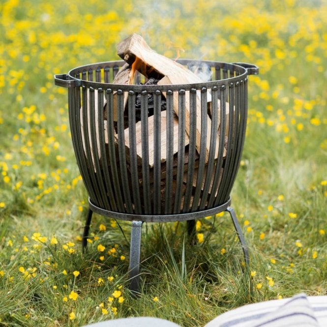 Garden Trading Barrington Fire Pit Black Small