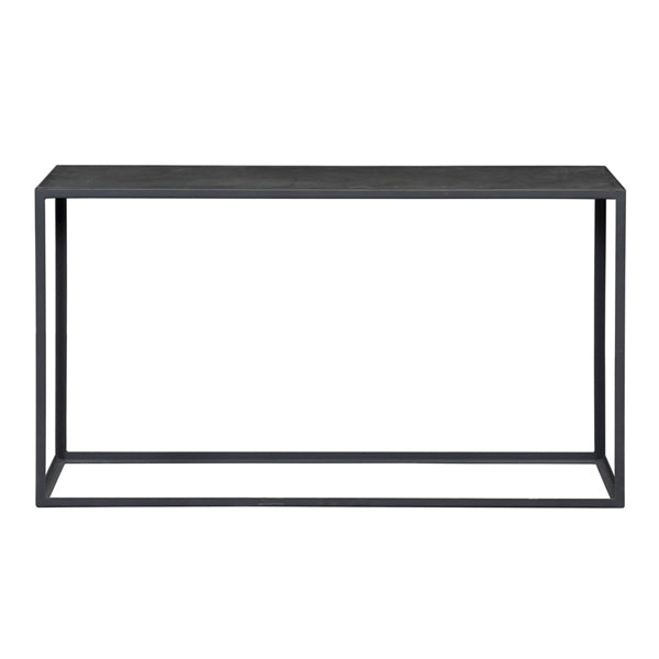 Product photograph of Olivia S Grafton Black Console Table from Olivia's.