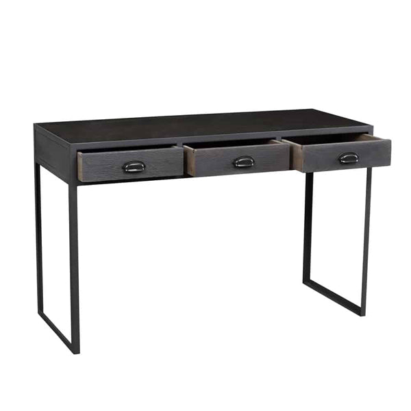 Product photograph of Olivia S Grafton Black Desk from Olivia's.