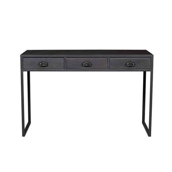 Product photograph of Olivia S Grafton Black Desk from Olivia's.