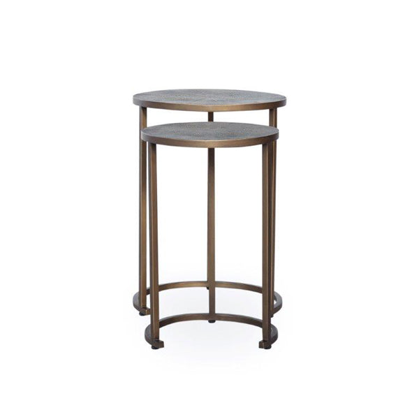 Product photograph of Olivia S Hampton Nest Of Tables Grey from Olivia's.