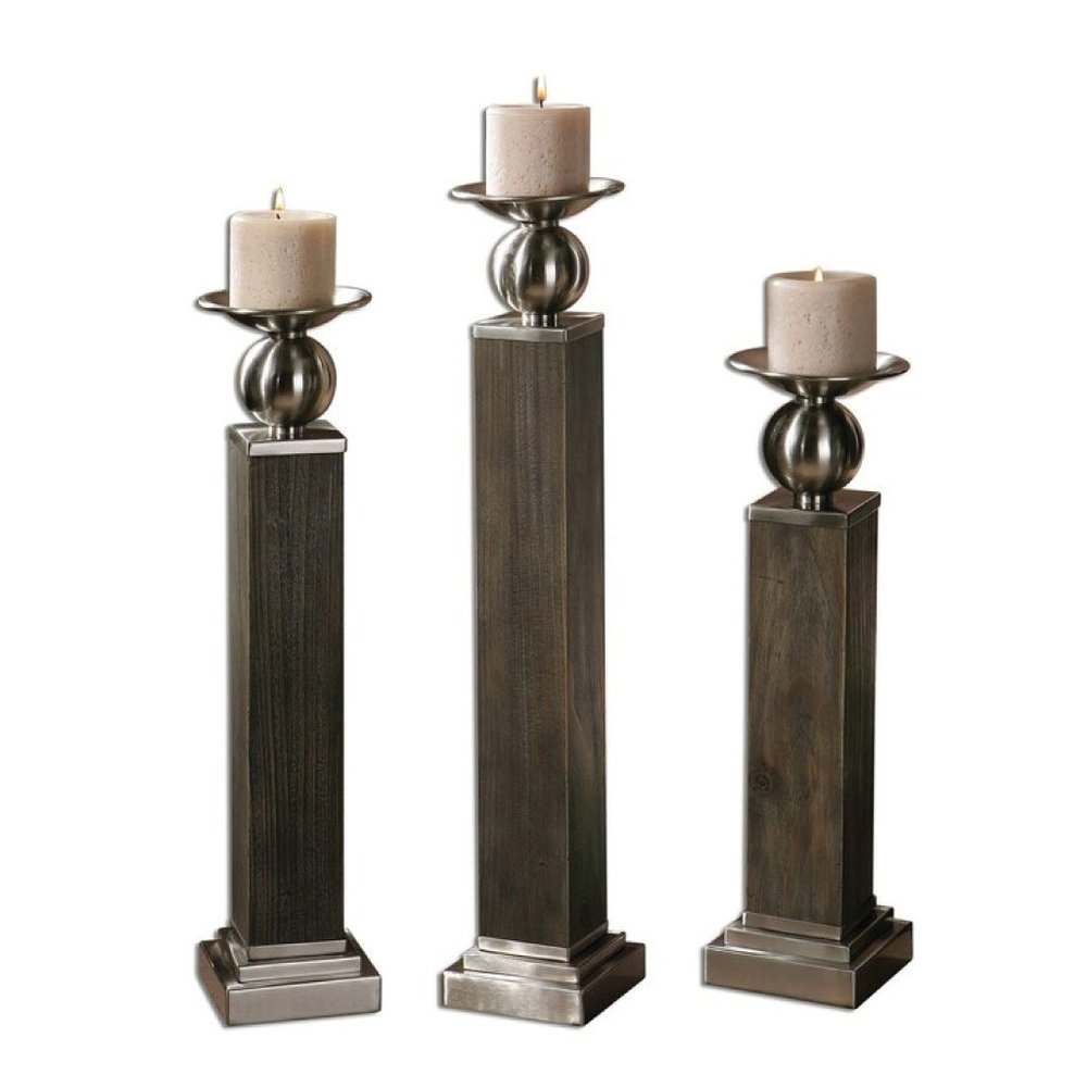 Product photograph of Mindy Brownes Set Of 3 Hestia Candle Holders from Olivia's