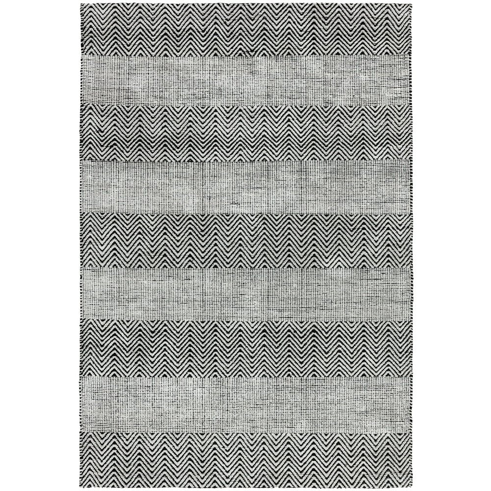 Product photograph of Asiatic Carpets Ives Hand Woven Rug Grey - 100 X 150cm from Olivia's