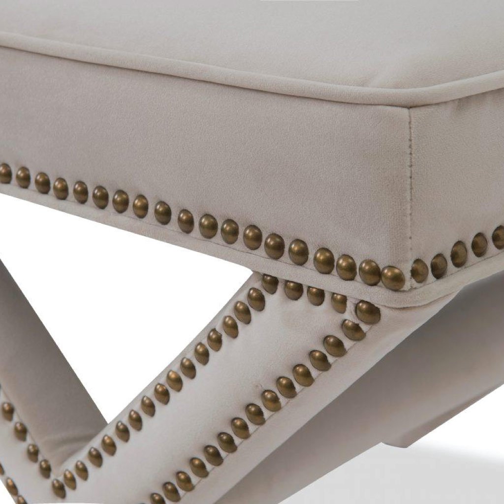 Product photograph of Liang Eimil Alvar Footstool Grey from Olivia's.