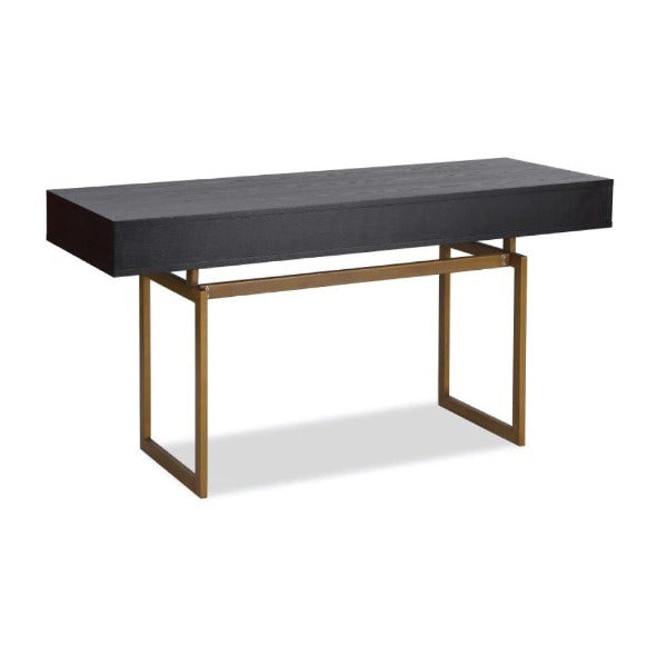 Product photograph of Liang Eimil Hamilton Desk Polished Stainless from Olivia's.
