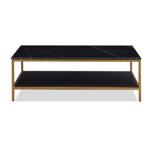 Product photograph of Liang Eimil Max Black Marble Coffee Table from Olivia's.