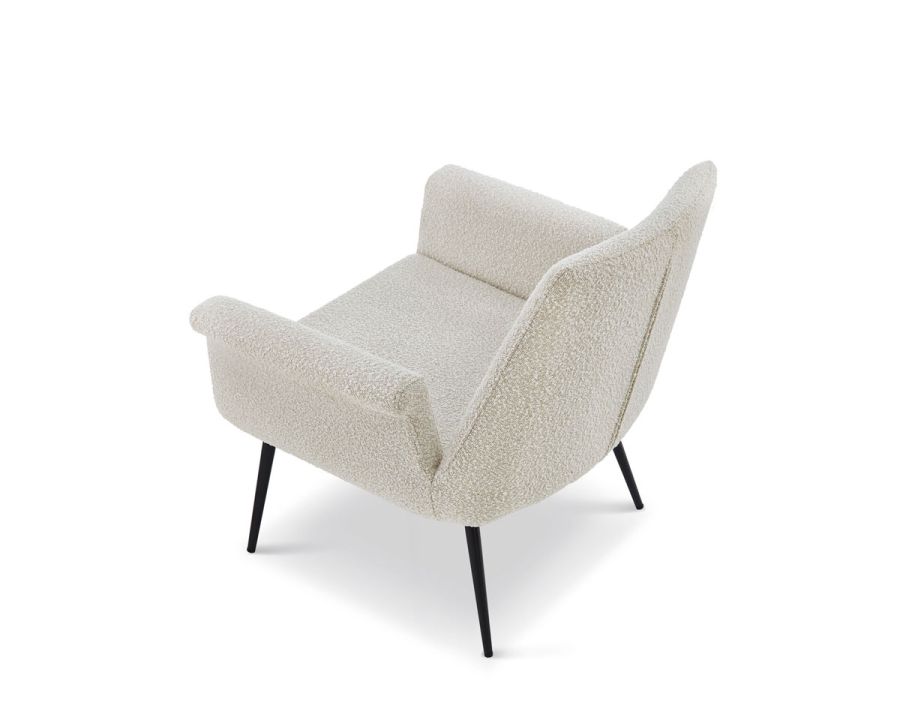 Product photograph of Liang Eimil Fiore Occasional Chair Boucle Sand from Olivia's.