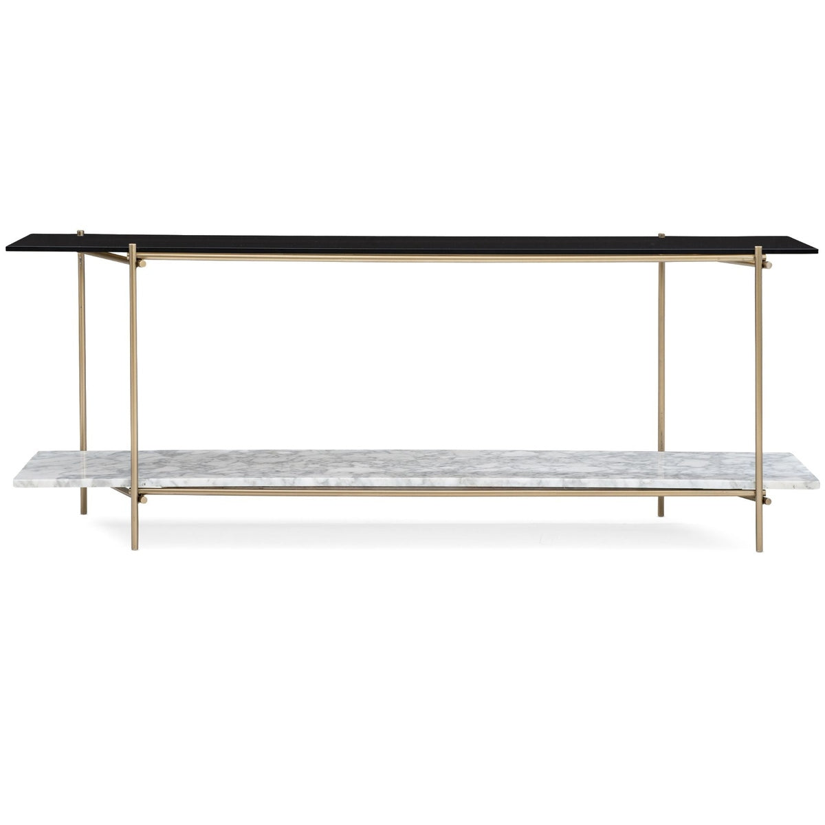 Product photograph of Caracole Modern Edge Concentric Console Table from Olivia's.