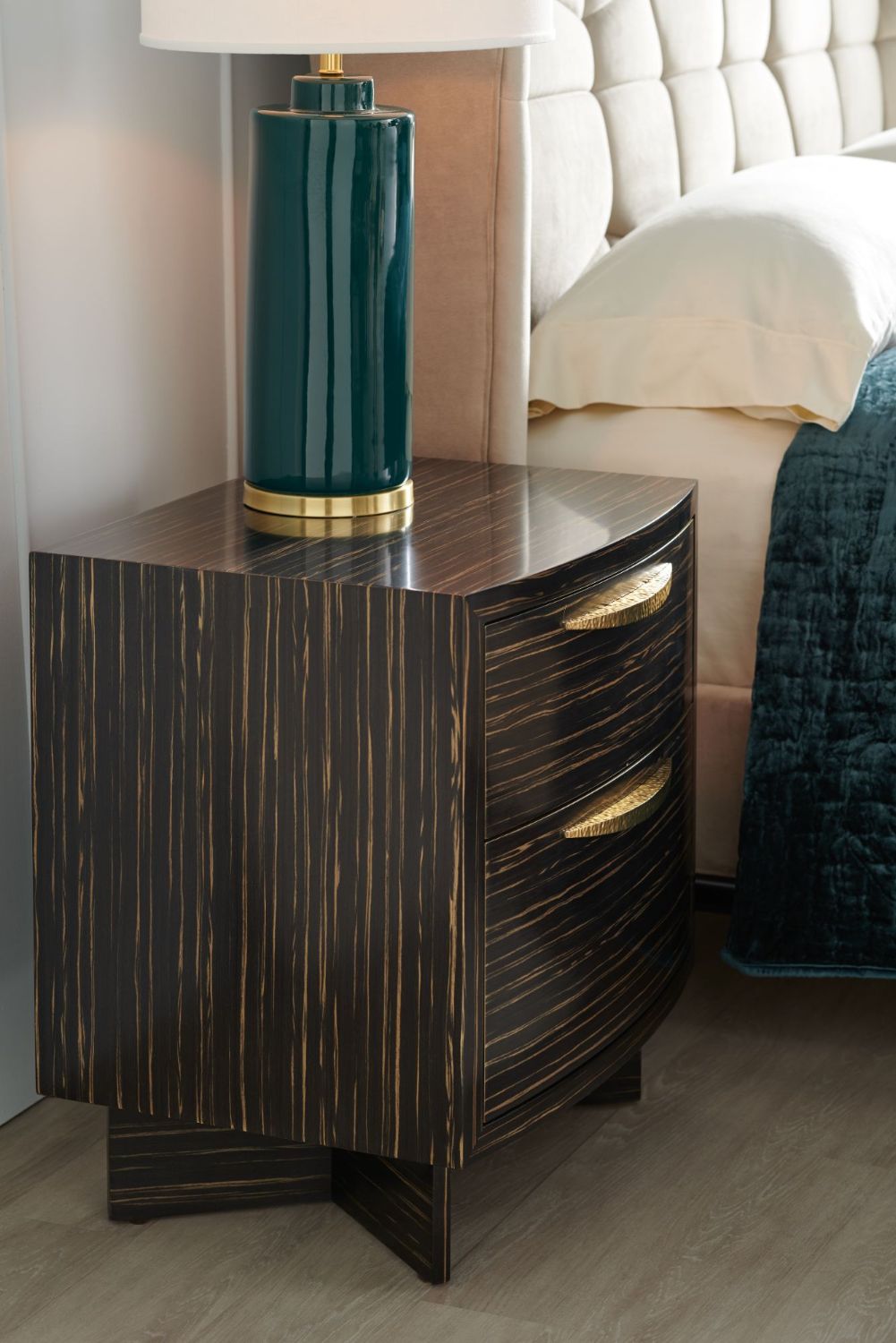 Product photograph of Caracole Modern Edge Vector Bedside Table from Olivia's.