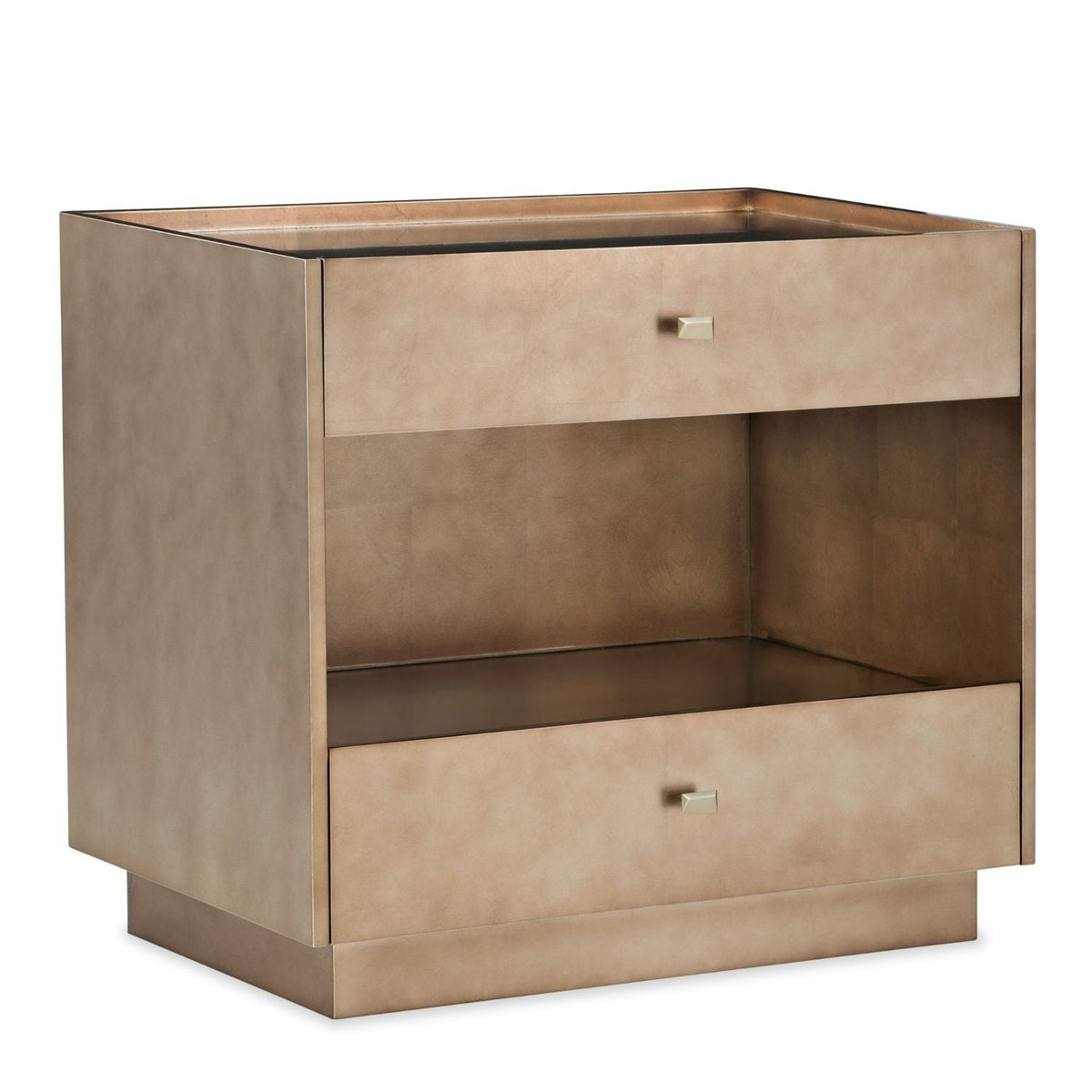 Product photograph of Caracole Modern Edge Perimeter Bedside Table from Olivia's