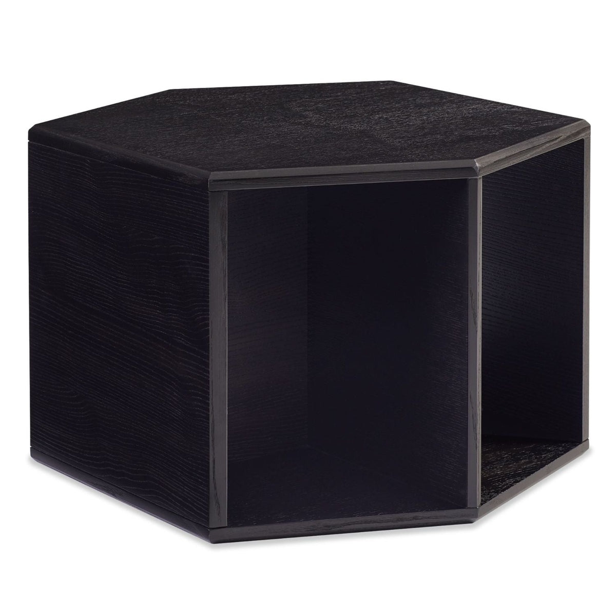 Caracole Modern Remix Hexagon End/Coffee Table In Black