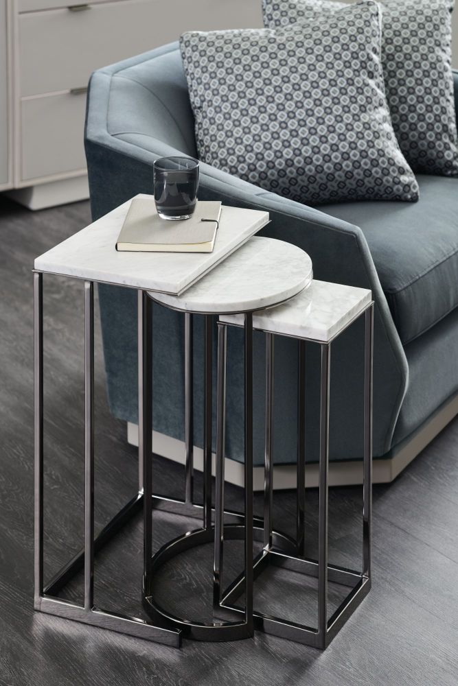 Product photograph of Caracole Modern Expressions Exposition Nesting End Tables from Olivia's.