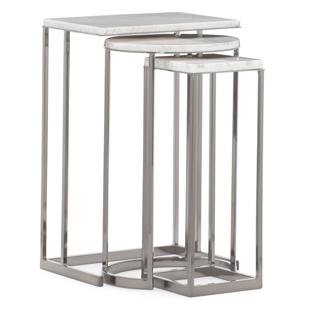 Product photograph of Caracole Modern Expressions Exposition Nesting End Tables from Olivia's