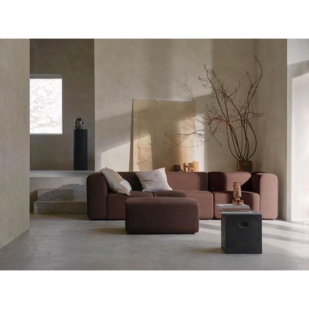 Product photograph of Broste Copenhagen Lagoon Chocolate Module Sofa Set Right from Olivia's.
