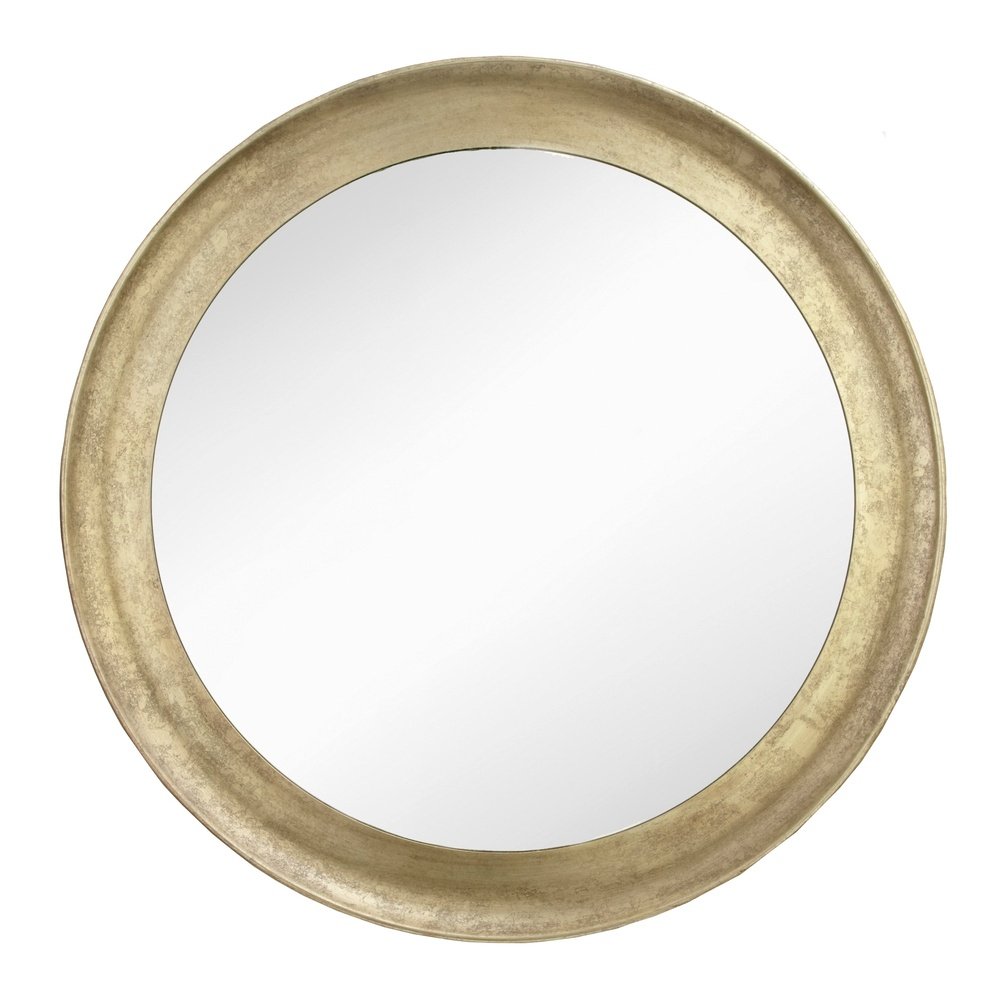 Rv Astley Navan Mirror Distressed Gold Leaf Finish