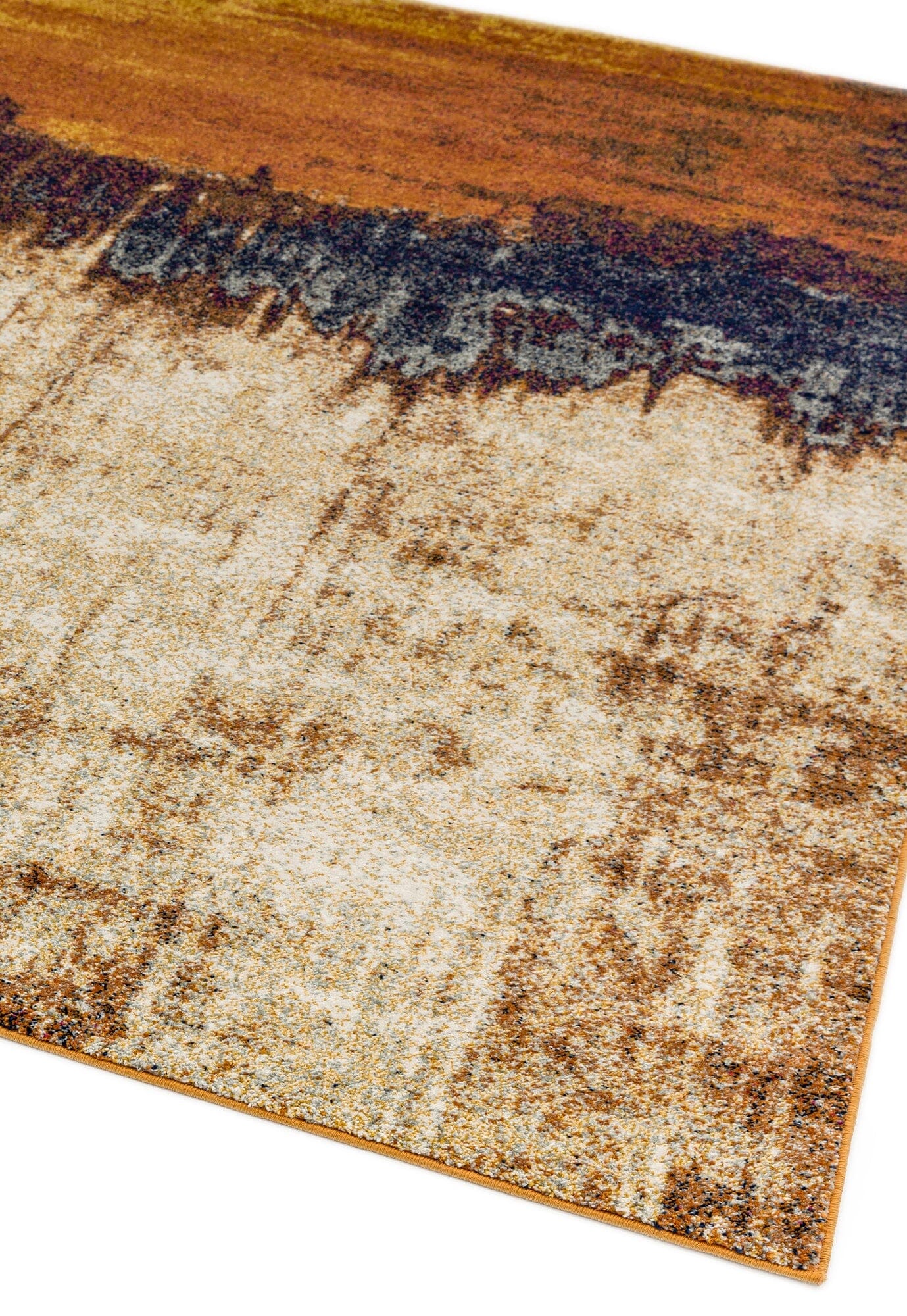 Product photograph of Asiatic Carpets Nova Machine Woven Rug Distress Orange - 160 X 230cm from Olivia's.