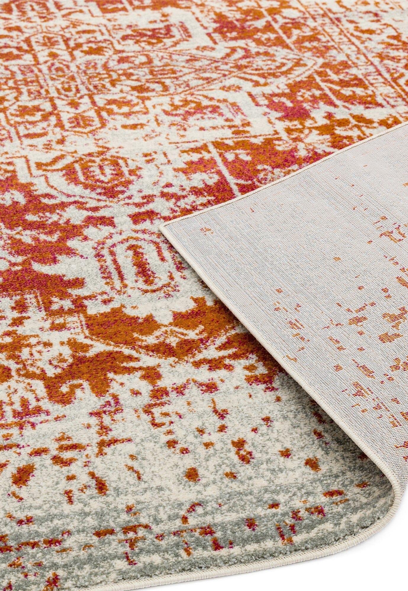 Product photograph of Asiatic Carpets Nova Machine Woven Rug Antique Orange - 160 X 230cm from Olivia's.