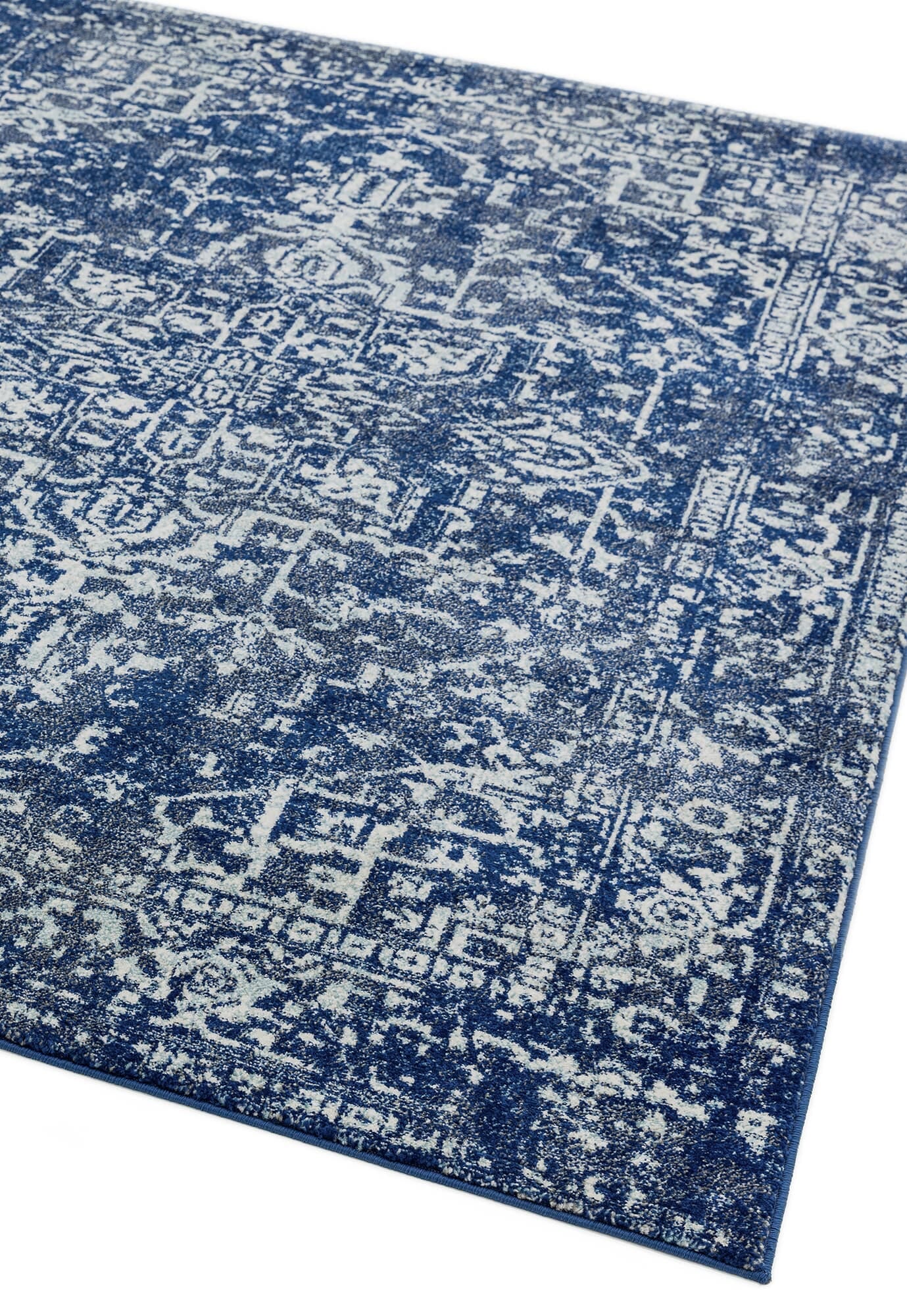Product photograph of Asiatic Carpets Nova Machine Woven Rug Antique Navy - 200 X 290cm from Olivia's.